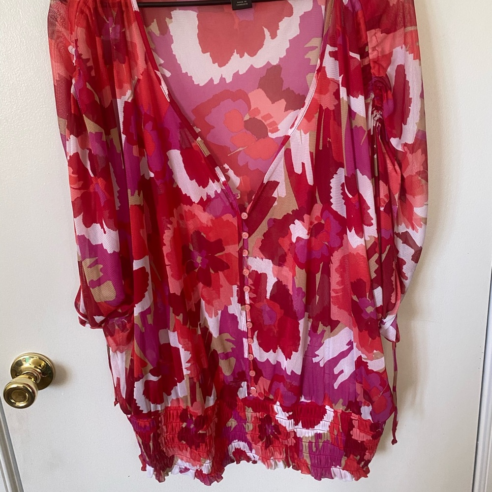 2 sheer tops